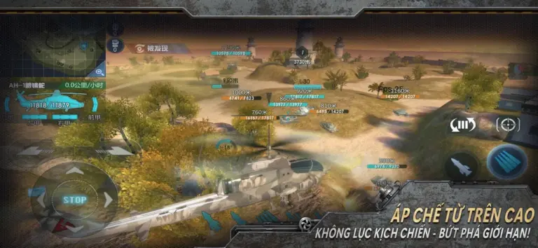 Ảnh trong game Đại Chiến Tanks 2