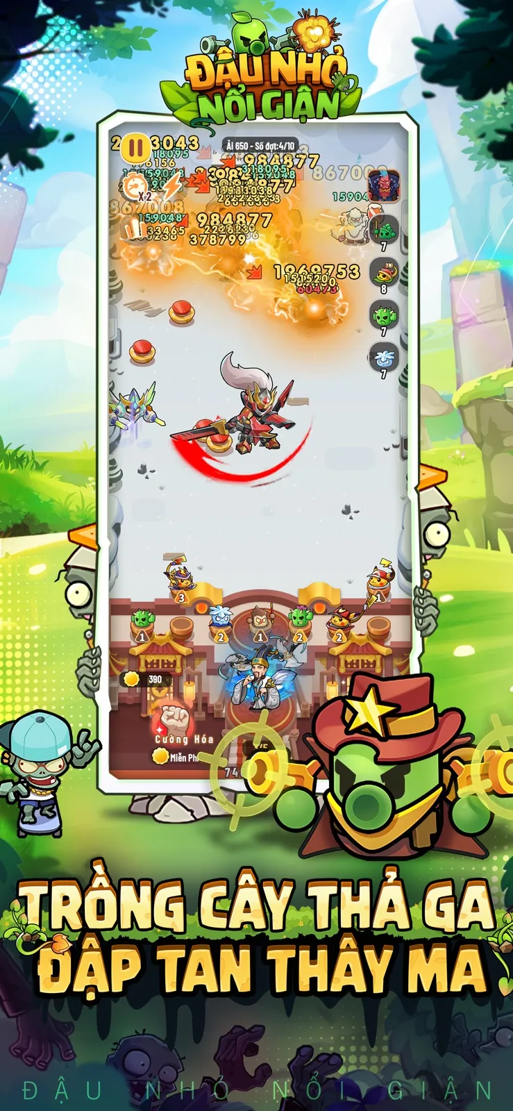 Ảnh trong game Đậu Nhỏ Nổi Giận 1