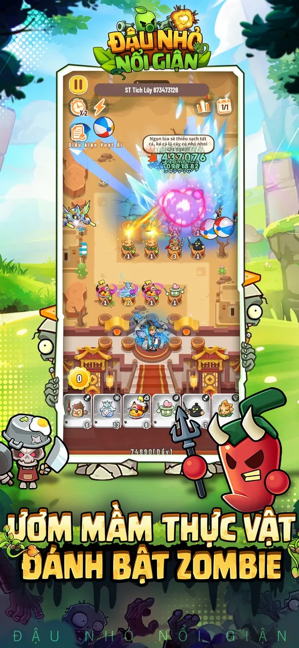Ảnh trong game Đậu Nhỏ Nổi Giận 2