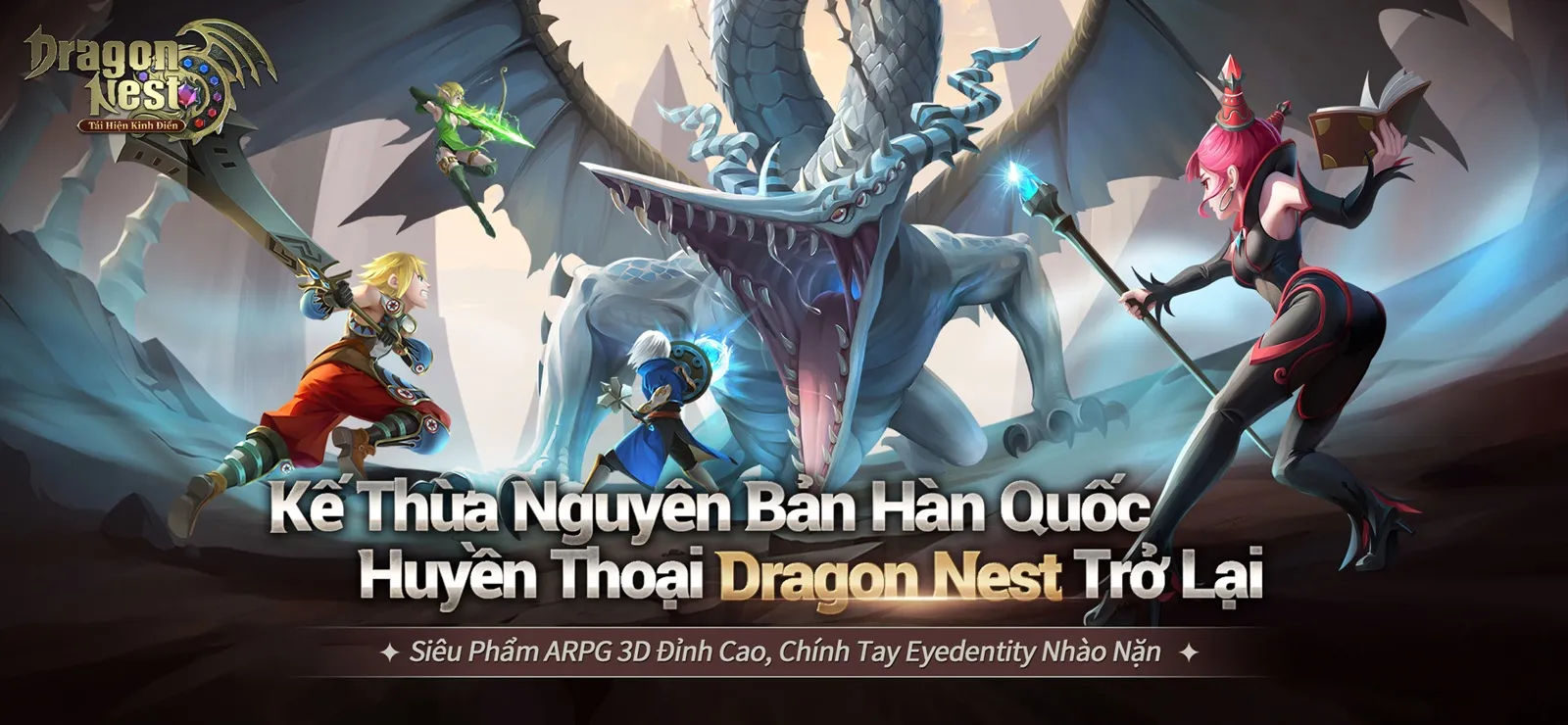 Dragon Nest Tái Hiện Kinh Điển: MMORPG Hành Động 3D Giữ Nguyên Lối Chơi PC, Mốc 20/10/2026