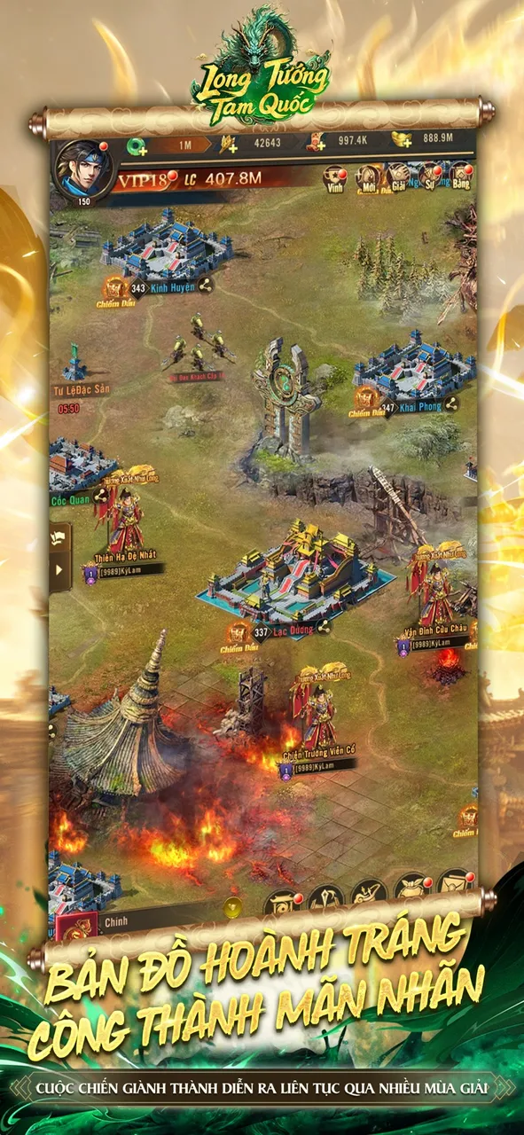 Ảnh trong game Long Tướng Tam Quốc 2