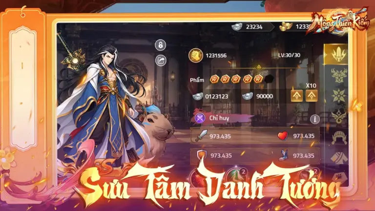 Ảnh trong game Mộng Thiên Kiếm 3