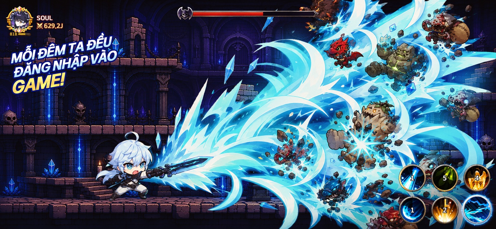 Soul Strike - Idle RPG: RPG Idle Tăng Trưởng Nhẹ Nhàng, Funtap Phát Hành Tại Việt Nam