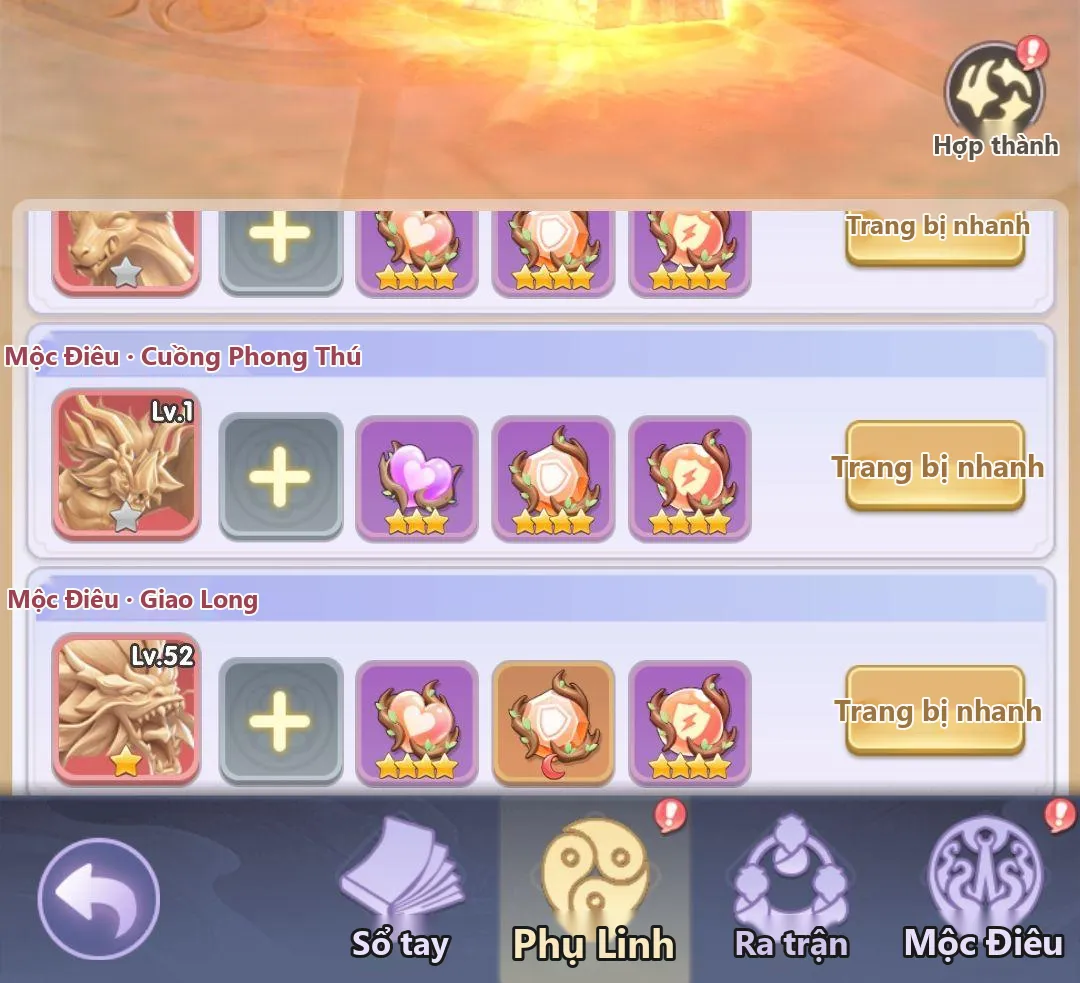 Tiên Nghịch Mobile: Hướng Dẫn Hệ Thống Mộc Điêu (Phần 2), Kỹ Năng, Bảo Thạch, Tăng Sao - ảnh hướng dẫn 7