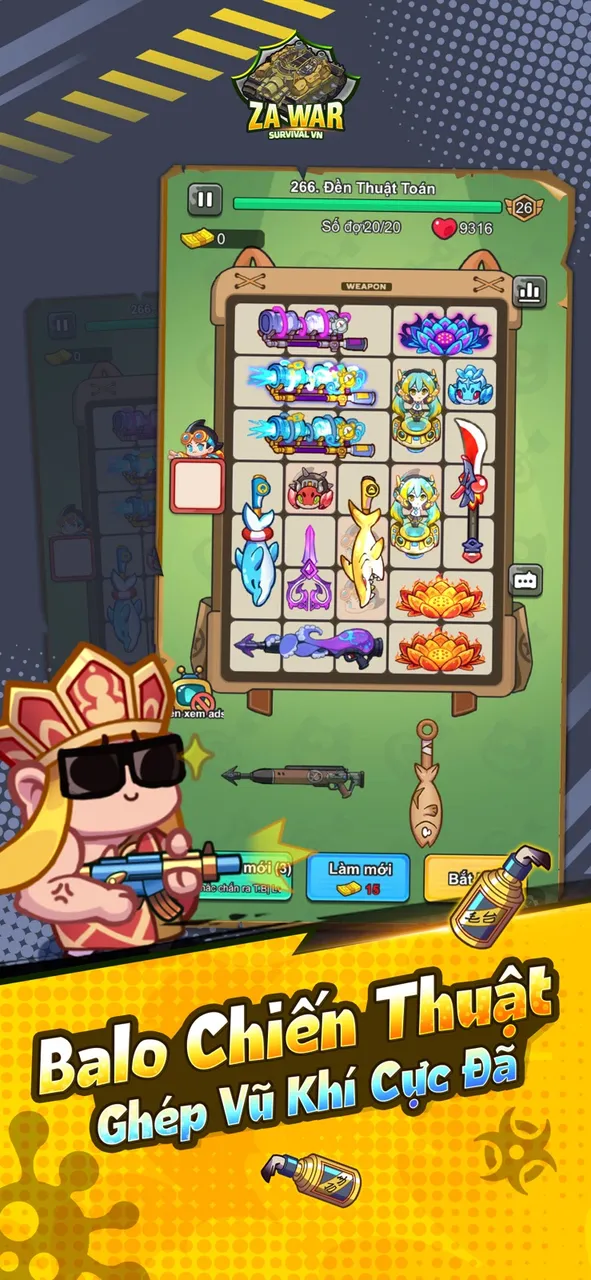 Ảnh trong game ZAWar 2